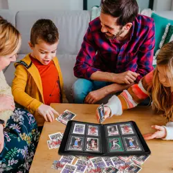 Toploader Binder 4 Pocket, Top Loader Card Binder Holds 112 Toploader Cards f... - Image 8