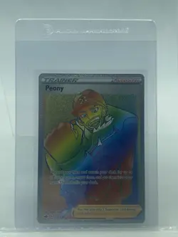 Peony - 220/198 - Pokemon Chilling Reign Sword & Shield Secret Rare Card NM - Image 1