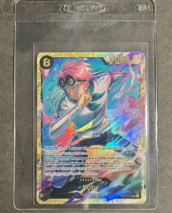 ONE PIECE Card TCG Koby OP11-119 SEC Fist of Divine Speed - English - Image 5