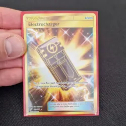 Pokemon Card Electrocharger 193/181 Secret Rare Gold Trainer Team Up Near Mint - Image 1