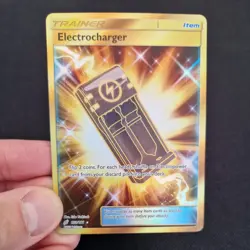 Pokemon Card Electrocharger 193/181 Secret Rare Gold Trainer Team Up Near Mint - Image 2