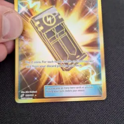 Pokemon Card Electrocharger 193/181 Secret Rare Gold Trainer Team Up Near Mint - Image 5