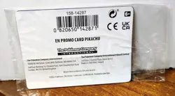 POKEMON PIKACHU 028/078 HOLO RARE POKEMON GO STORE PROMO CARD SEALED - Image 2