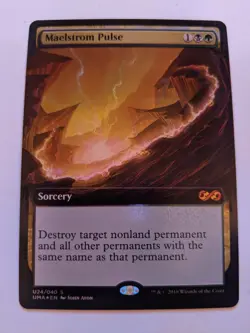 MTG English Magic Card NM FOIL Box Topper MAELSTROM PULSE from Ultimate Masters - Image 1