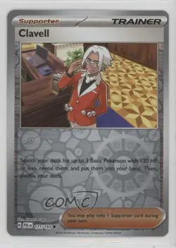 Clavell Reverse Foil Pokemon SV02: Paldea Evolved #177 0kb5 - Image 1