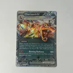 Pokemon TCG: Charizard ex 125/197 Double Rare Obsidian Flames/Sv03 NM - Image 1