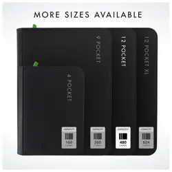 Premium 12 Pocket Trading Card Binder | Holds 480 Cards | Durable Exo-Tec - Image 7