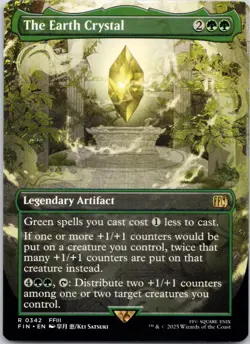 The Earth Crystal (Borderless) 342 FINAL FANTASY Near Mint MTG - Image 1
