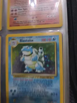 PokÃ©mon TCG Blastoise Holo Unlimited Rare Card Base Set 2/102 PSA 6 - Image 1