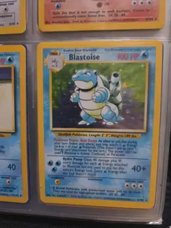 PokÃ©mon TCG Blastoise Holo Unlimited Rare Card Base Set 2/102 PSA 6 - Image 2