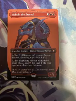 Neheb, the Eternal (Borderless) Commander Masters MTG - Image 1