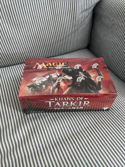 Sealed Japanese Khans of Tarkir Booster Box Magic The Gathering MTG - Image 1