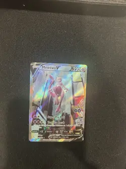 Pokemon Go TCG Mewtwo v Full Art Holo Ultra Rare Card 072/078 Alternative Art - Image 1