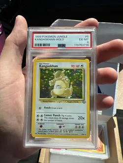 PokÃ©mon TCG Kangaskhan Holo Rare Card 5/64 PSA 6 - Image 1