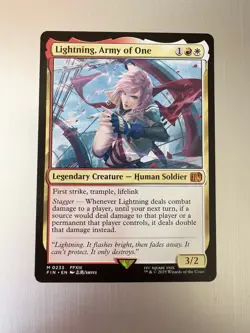 Lightning, Army Of One - 233 - Magic: Final Fantasy MTG - Mythic - Regular - Image 1