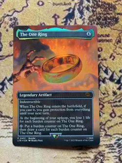 The One Ring Foil Borderless Mythic  Lord of the Rings (LTR) MTG - Image 1