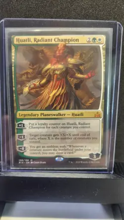 MTG Magic the Gathering Huatli, Radiant Champion (159/219) Rivals of Ixalan NM - Image 1
