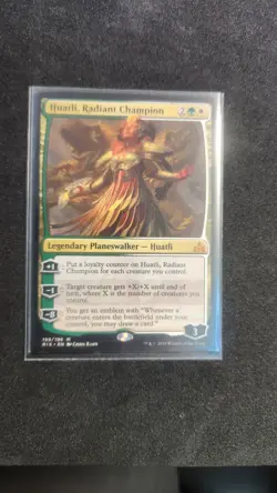 MTG Magic the Gathering Huatli, Radiant Champion (159/219) Rivals of Ixalan NM - Image 3