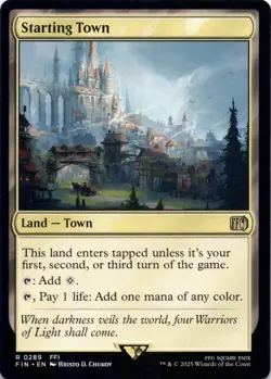 Starting Town - Final Fantasy - Magic MTG NM - Image 1