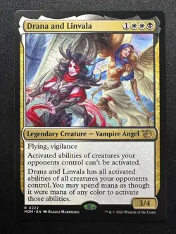 Drana and Linvala 222 R March of the Machine Near Mint MTG m/nm - Image 1