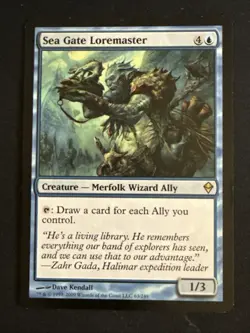1x Sea Gate Loremaster (63) Zendikar MP MTG Magic the Gathering x1 MKE - Image 1