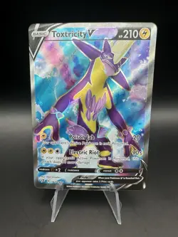 Toxtricity V (Full Art) SWSH02: Rebel Clash #182/192 Holo Pokemon Ultra Rare - Image 1