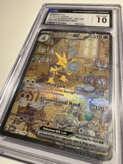 ALAKAZAM EX 151 Special Illustration Rare #201 CGC 10 Gem Mint Pokemon - Image 2