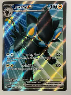 Pokemon Luxray EX 195/167 Twilight Masquerade Ultra Rare Full Art - Image 1