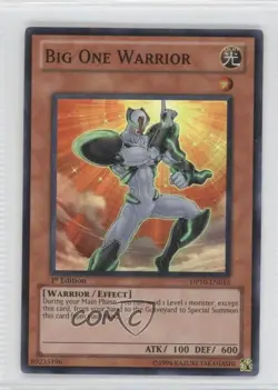 Big One Warrior 1st Ed. YuGiOh Yusei Fudo 3 Duelist Pack #DP10-EN015 0j6 - Image 1