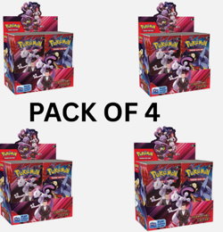 Pokemon TCG Scarlet Violet DESTINED RIVALS BOOSTER BOX PACK OF 4 box (144 Packs) - Image 1