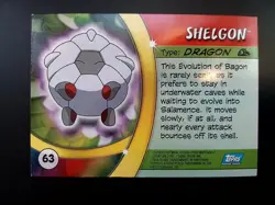 Pokemon Topps Advanced Challenge Holo Shelgon Excellent Condition - Image 4