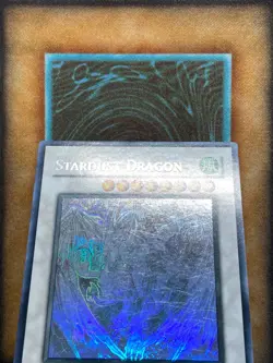 Yugioh Stardust Dragon TDGS-EN040 Ghost Rare LP - Image 2