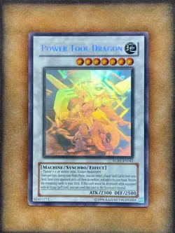 Yugioh Power Tool Dragon RGBT-EN042 Ghost Rare VLP - Image 1