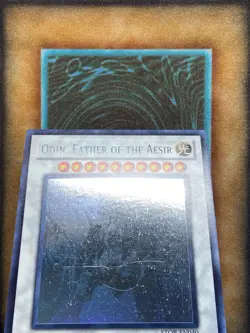 Yugioh Odin, Father of the Aesir STOR-EN040 Ghost Rare NM - Image 2