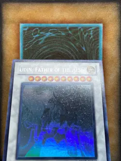 Yugioh Odin, Father of the Aesir STOR-EN040 Ghost Rare NM - Image 3