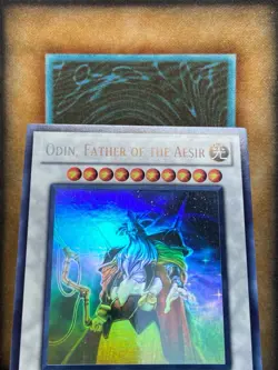 Yugioh Odin, Father of the Aesir STOR-EN040 Ghost Rare NM - Image 4