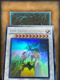 Yugioh Odin, Father of the Aesir STOR-EN040 Ghost Rare NM - Image 5