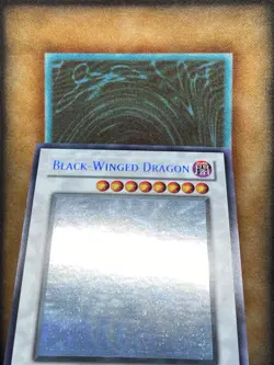 Yugioh Black-Winged Dragon TSHD-EN040 Ghost Rare NM - Image 2