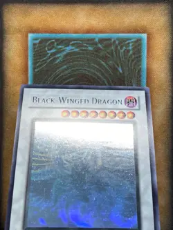 Yugioh Black-Winged Dragon TSHD-EN040 Ghost Rare NM - Image 3