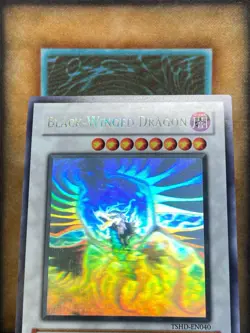 Yugioh Black-Winged Dragon TSHD-EN040 Ghost Rare NM - Image 5