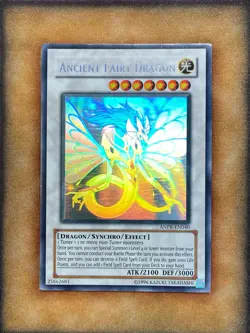 Yugioh Ancient Fairy Dragon ANPR-EN040 Ghost Rare LP - Image 1