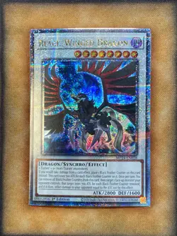 Yugioh Black-Winged Dragon MP24-EN028 Quarter Century Rare 1st Ed NM - Image 1