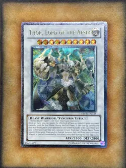 Yugioh Thor, Lord of the Aesir STOR-EN038 Ultimate Rare NM - Image 1