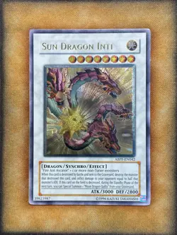 Yugioh Sun Dragon Inti ABPF-EN042 Ultimate Rare VLP - Image 1