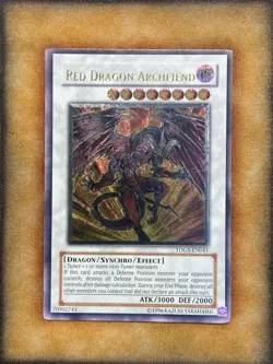 Yugioh Red Dragon Archfiend TDGS-EN041 Ultimate Rare NM - Image 1