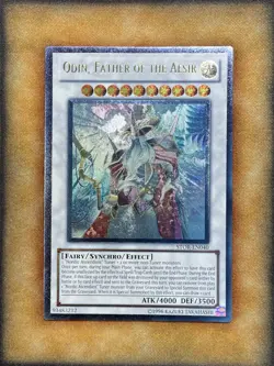 Yugioh Odin, Father of the Aesir STOR-EN040 Ultimate Rare NM - Image 1