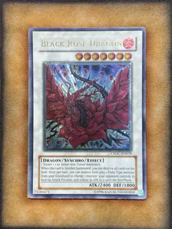 Yugioh Black Rose Dragon CSOC-EN039 Ultimate Rare LP - Image 1
