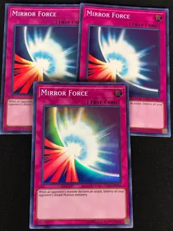 YUGIOH MIRROR FORCE DASA-EN059 SUPER X3 (LP) ONE IS 1ST - Image 1