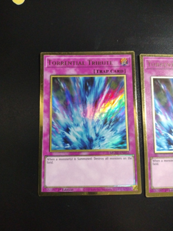 Yugioh! x3 Torrential Tribute MGED-EN052 Gold Rare 1st Ed Slight Play/ NM - Image 17