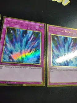 Yugioh! x3 Torrential Tribute MGED-EN052 Gold Rare 1st Ed Slight Play/ NM - Image 6